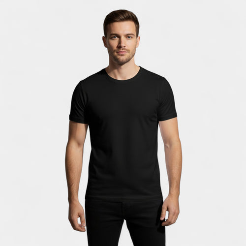 Riche | Lot de 3 t-shirts homme col rond coton épais – raffinés, durables, essentiels du quotidien