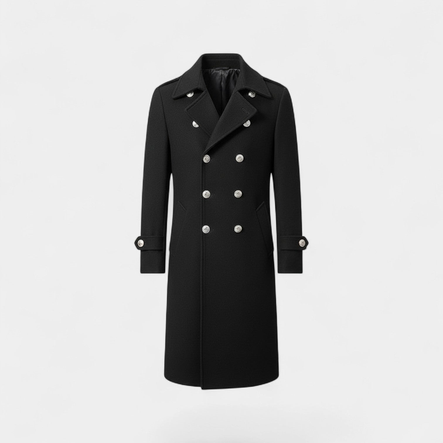 Riche | Manteau homme croisé en laine