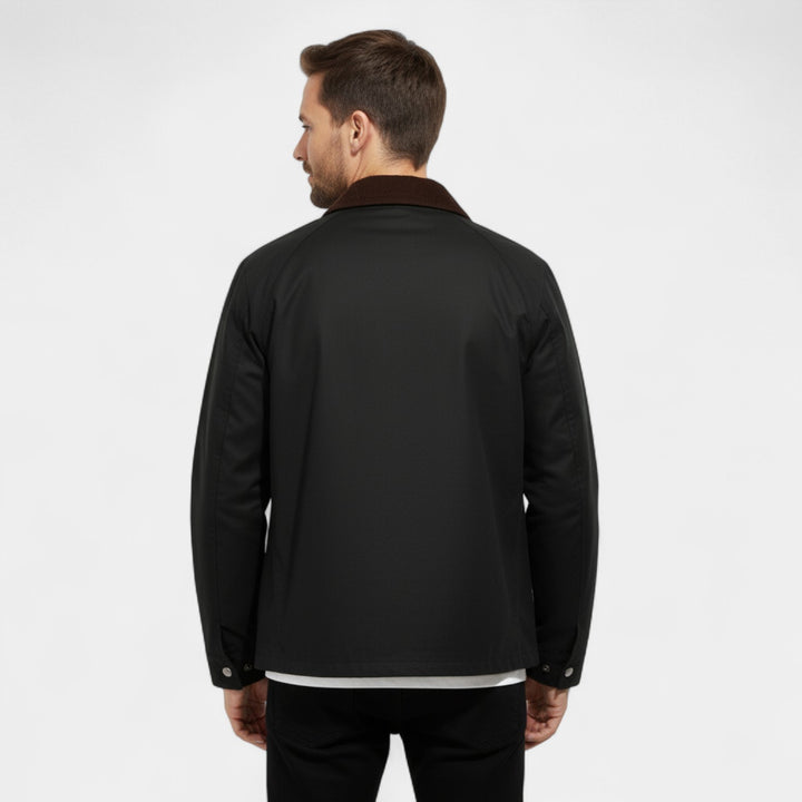 Riche | Men's windproof cotton jacket with multiple pockets – relaxed, sophisticated fit, perfect for everyday wear
