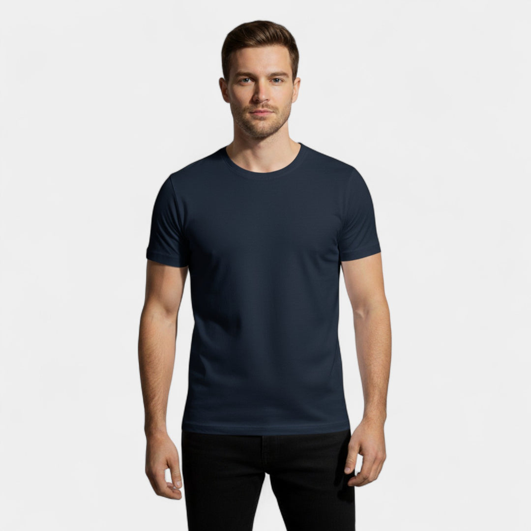 Riche | 3er-Pack Herren-T-Shirts mit Rundhalsausschnitt aus dicker Baumwolle – stilvoll, langlebig, unverzichtbar für den Alltag