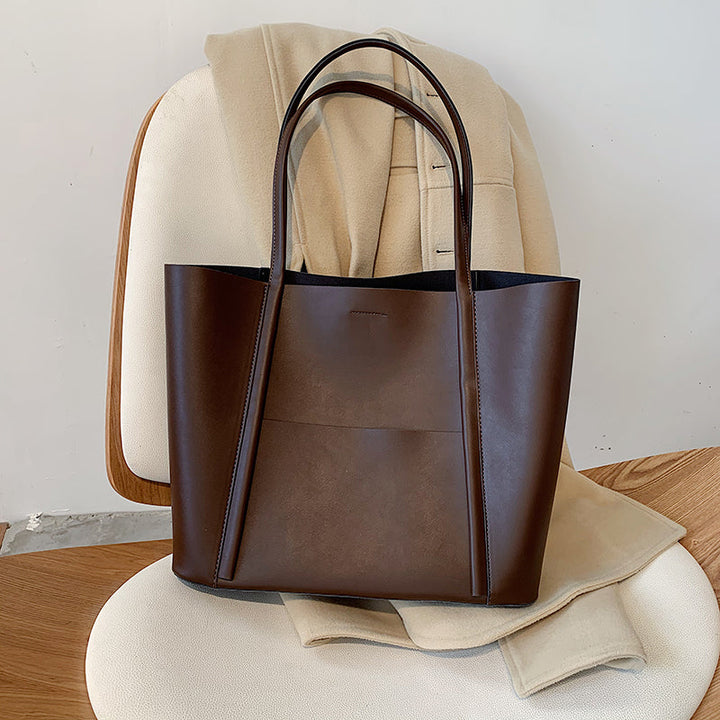 Sac à Épaule Femme Cuir – Grande Capacité Bandoulières Confortables