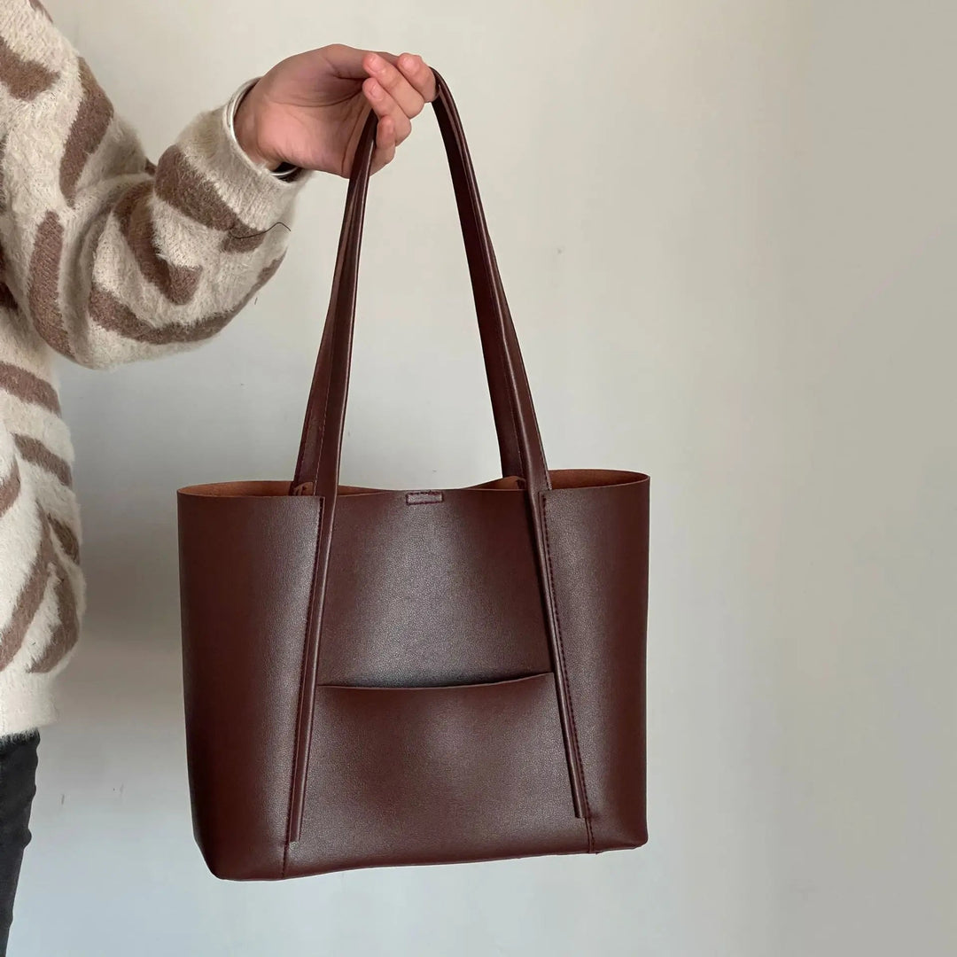 Sac à Épaule Femme Cuir – Grande Capacité Bandoulières Confortables