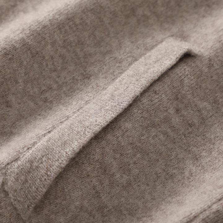 Riche | Men's Merino Wool Zip-Up Cardigan – Thick, Minimalist, Everyday