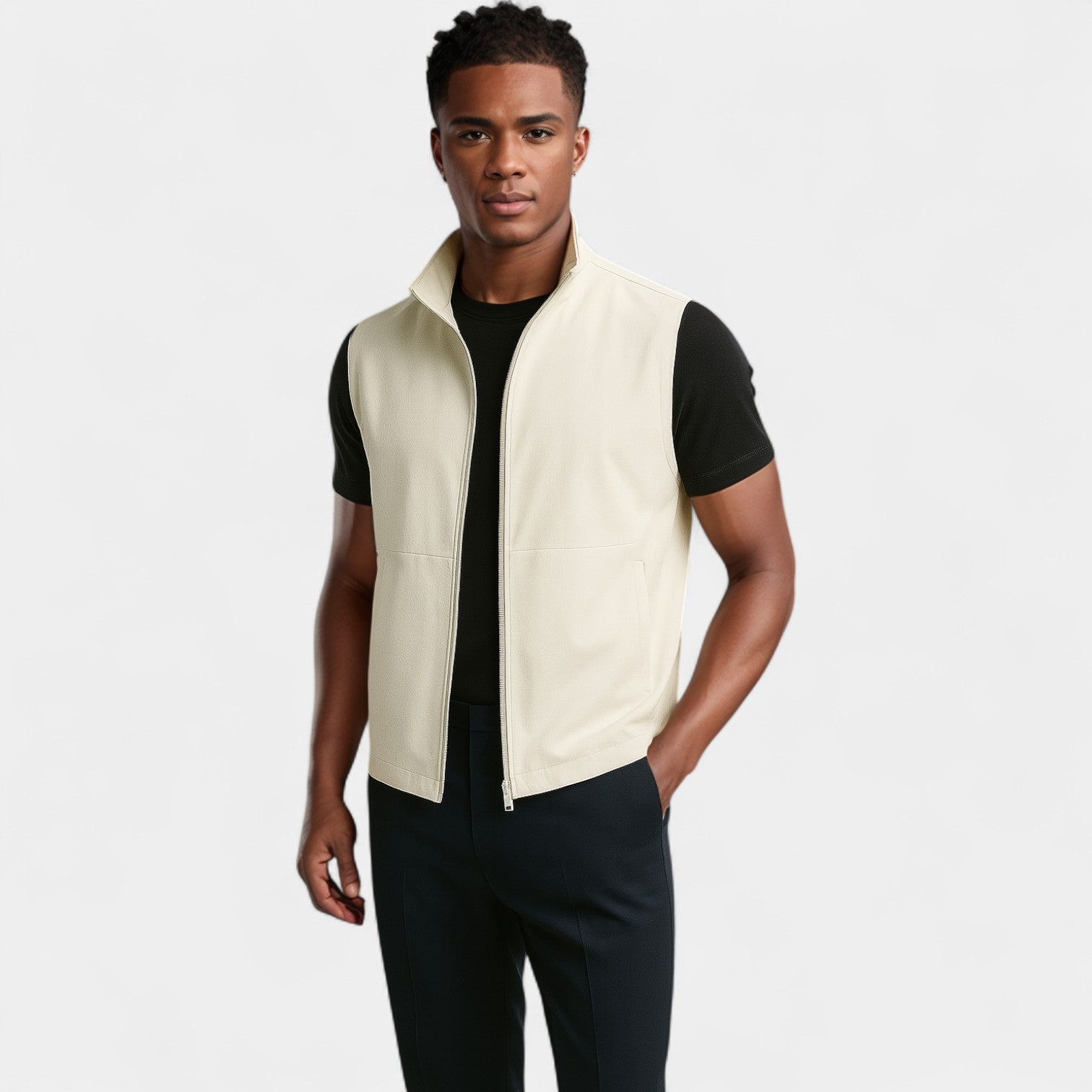 Riche | Gilet utility - élégance structurée