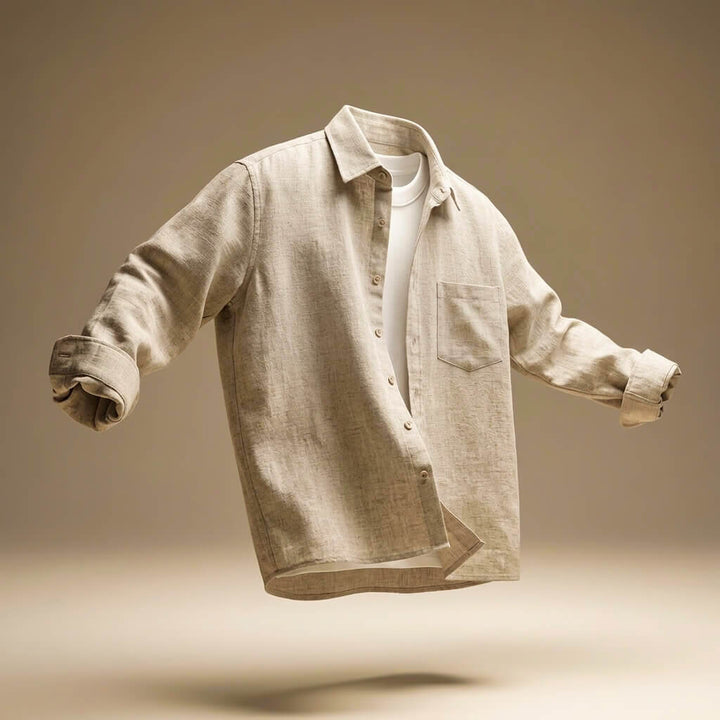 Men's Casual Cotton Shirt – Lightweight and Relaxed Fit