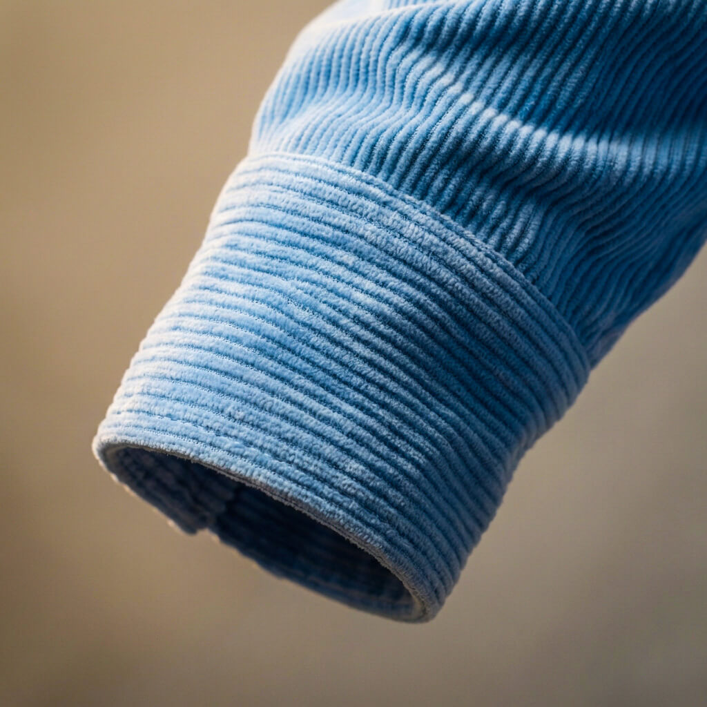 Polo Homme en Velours Côtelé à Manches Longues – Coupe Smart-Casual Décontractée