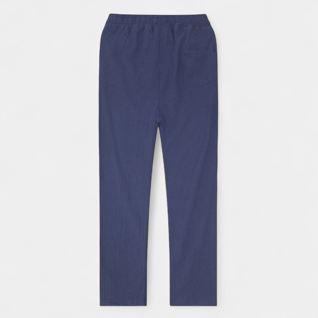 Riche | Pantalon en lin – coupe Riviera décontractée