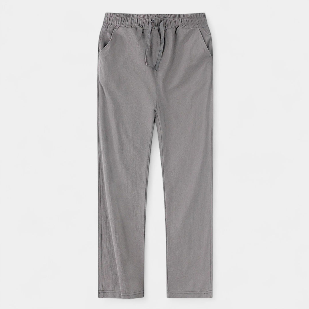 Riche | Pantalon en lin – coupe Riviera décontractée