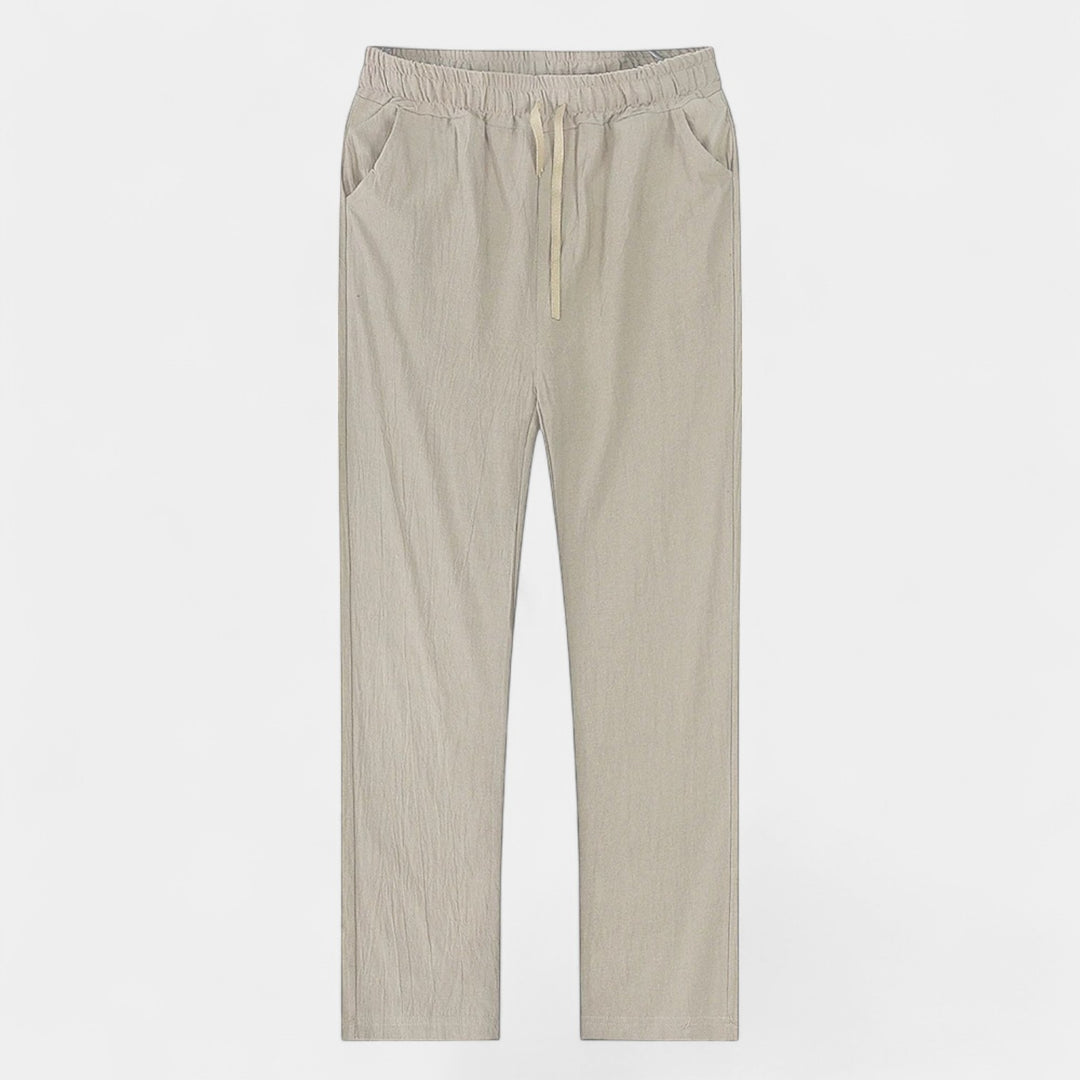 Riche | Pantalon en lin – coupe Riviera décontractée