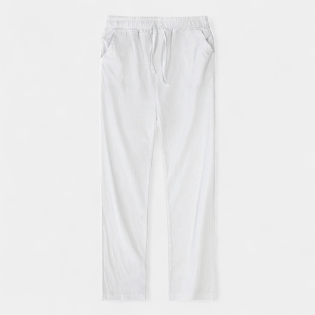 Riche | Pantalon en lin – coupe Riviera décontractée