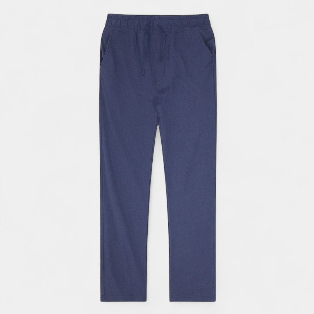 Riche | Pantalon en lin – coupe Riviera décontractée