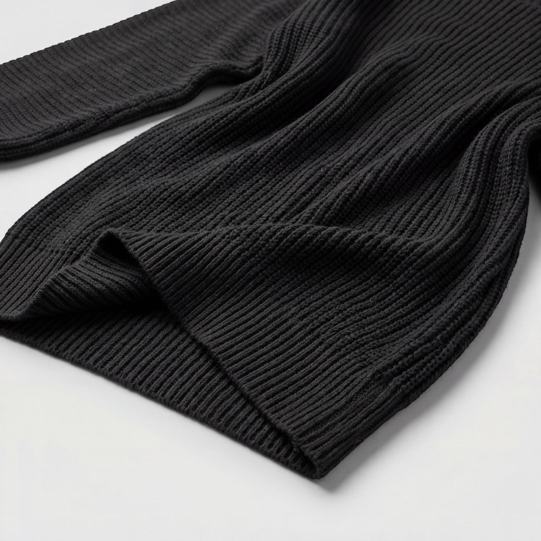 Women's Textured Knit Sweater Dress – Off-the-Shoulder Mini Dress