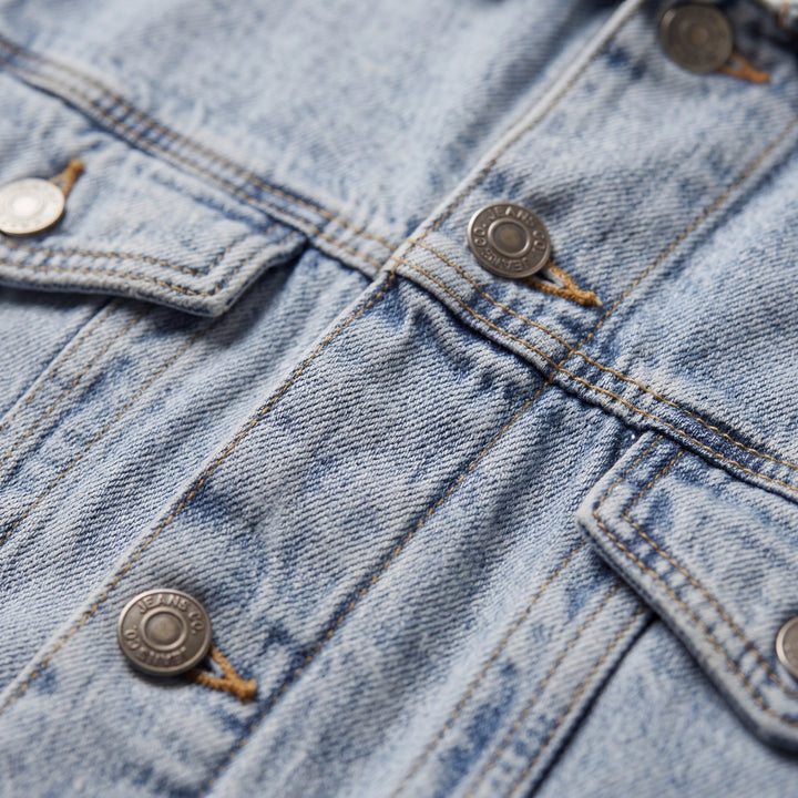 Men's Cotton-Denim Blend Jacket – Relaxed Fit
