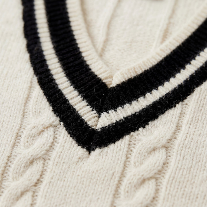 Gilet en maille de coton pour femme – Coupe régulière
