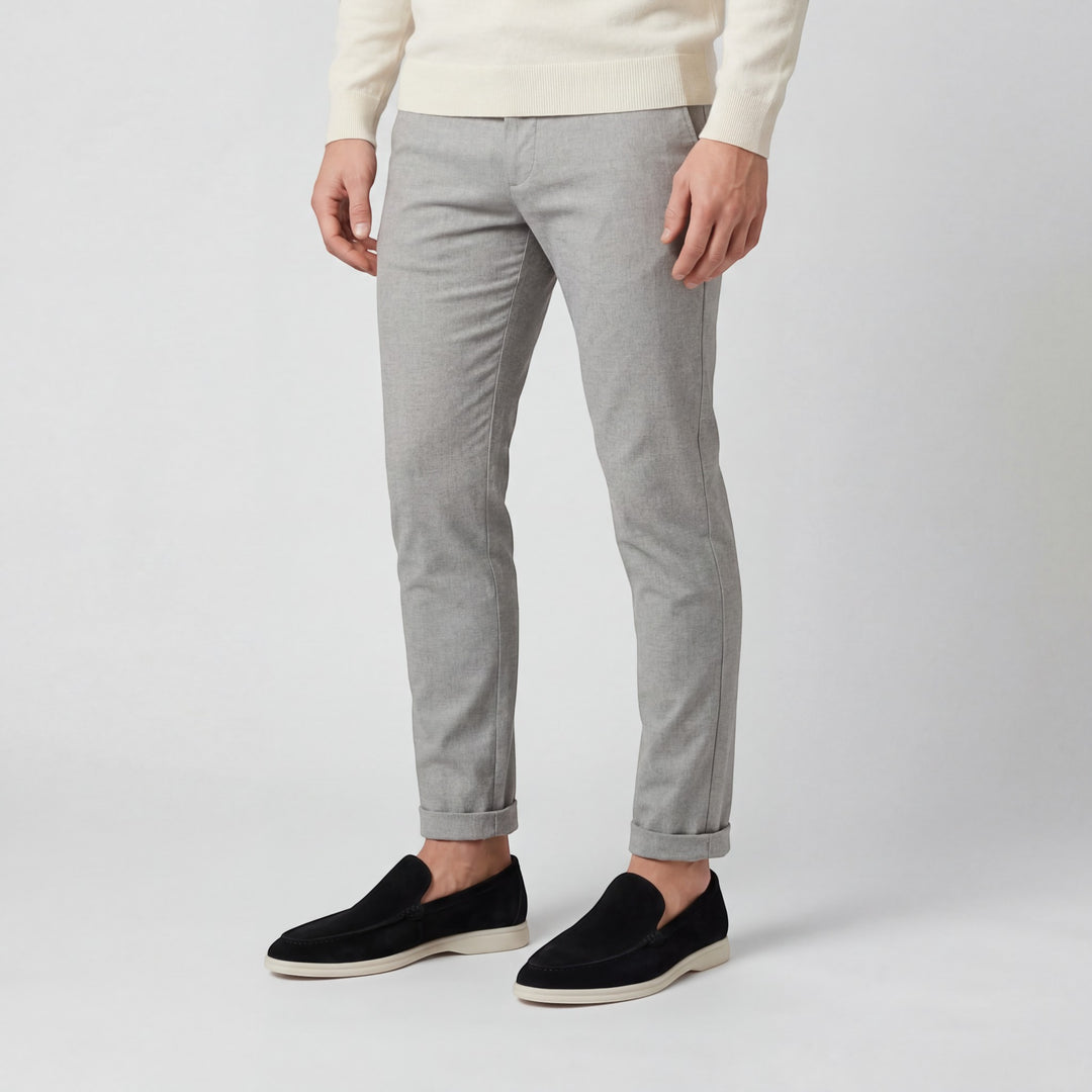 Mocassins Homme en Cuir Suédé à Enfiler – Finition Mate Légère