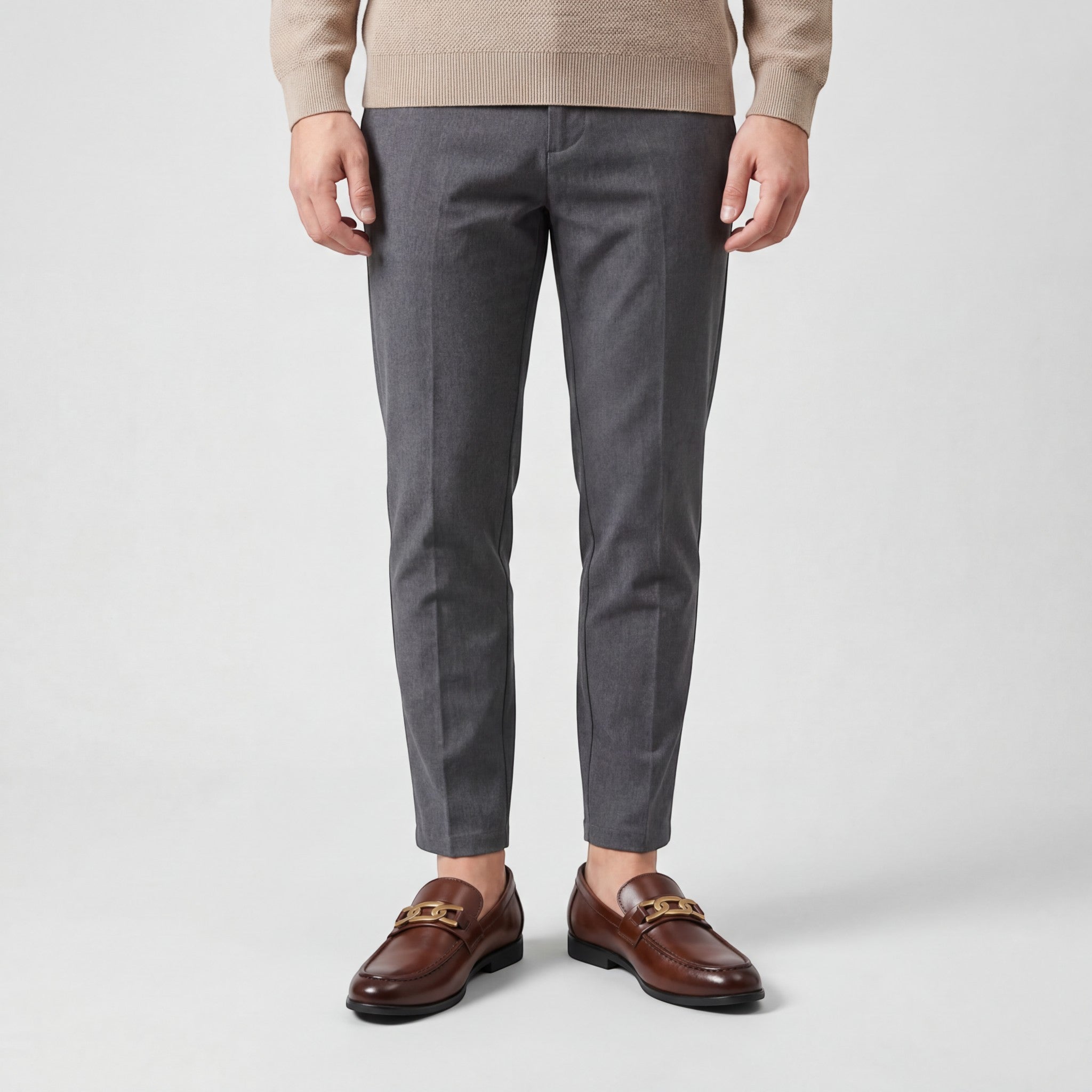 Mocassins en Cuir Homme – Bout Pointu