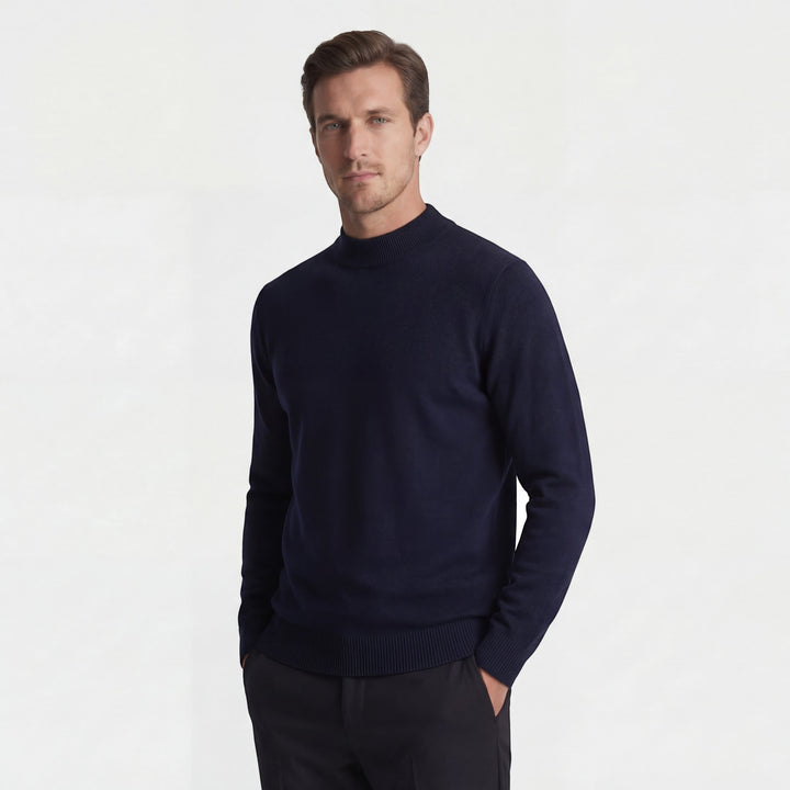 Pull Homme Maille Fine – Pull Col Rond Coupe Ajustée