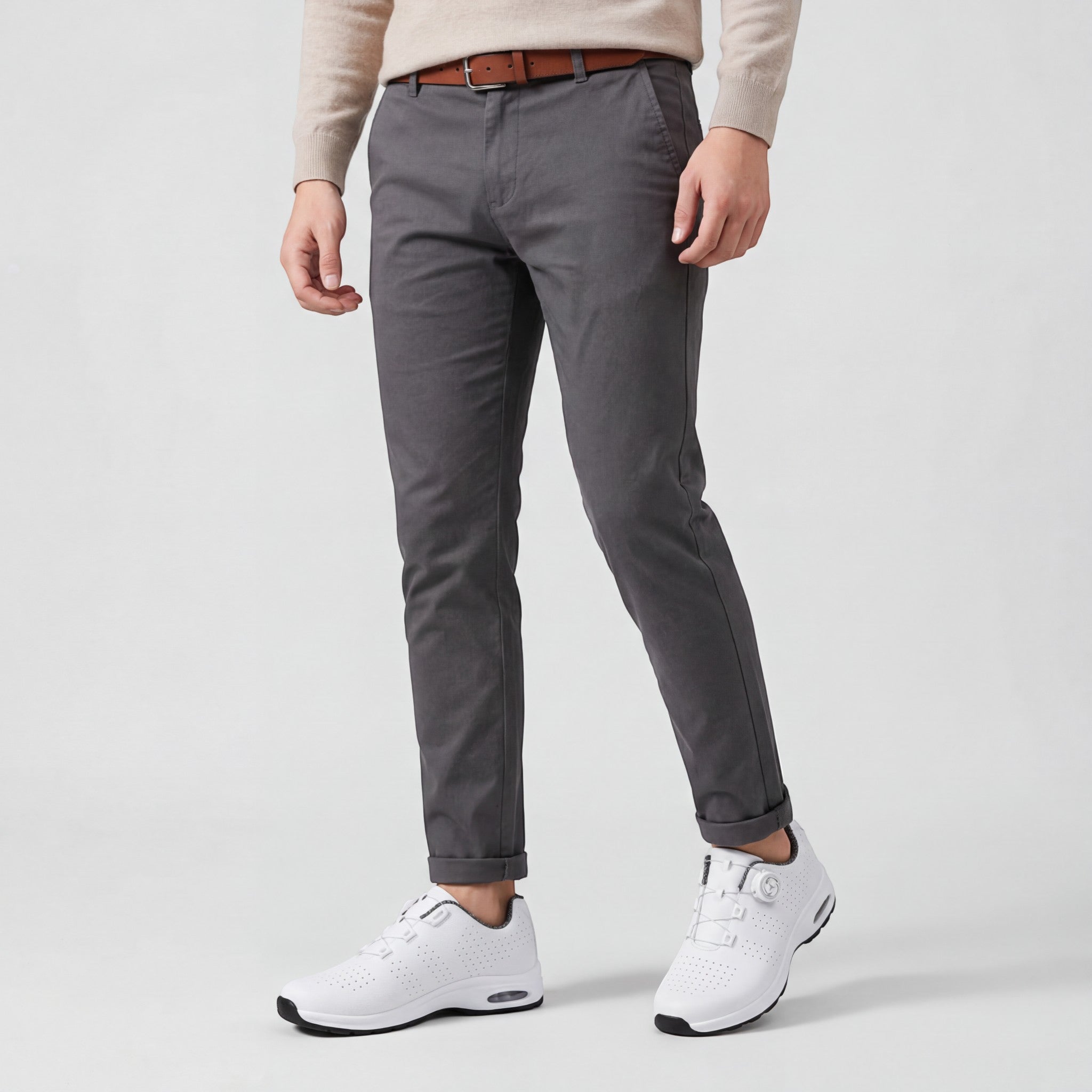 Åndbare lave herresneakers i mesh – Letvægtskomfort