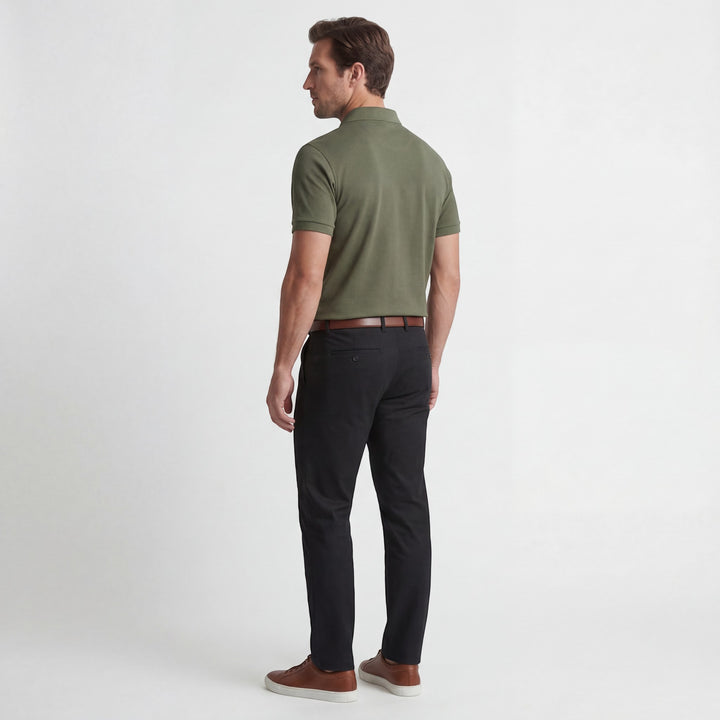 Polo Homme en Coton – Manches Courtes Coupe Ajustée