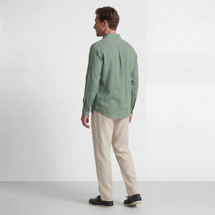 Men's linen shirt and pants set – Long sleeves