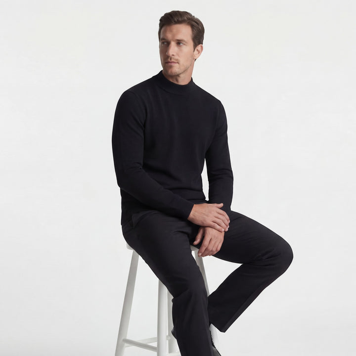 Pull Homme Maille Fine – Pull Col Rond Coupe Ajustée