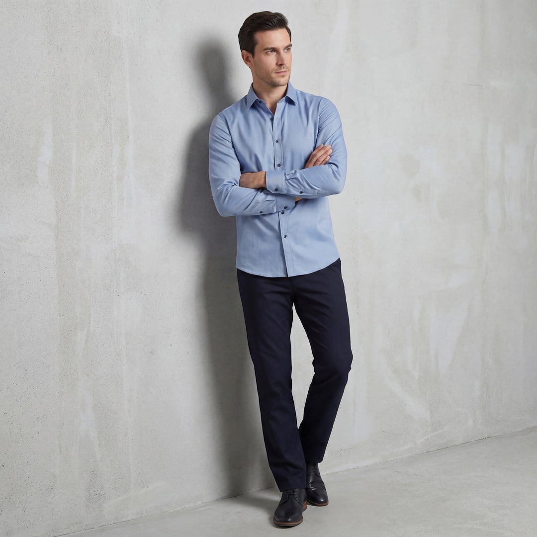 Riche | Men's Slim-Fit, Form-Fitting, Wrinkle-Resistant Shirt