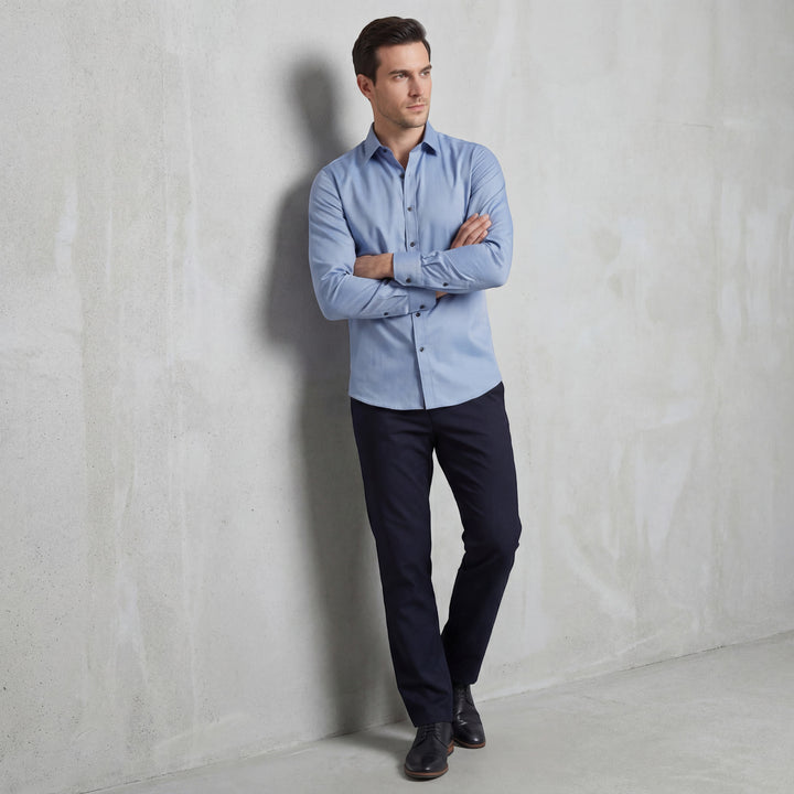 Riche | Men's Slim-Fit, Form-Fitting, Wrinkle-Resistant Shirt