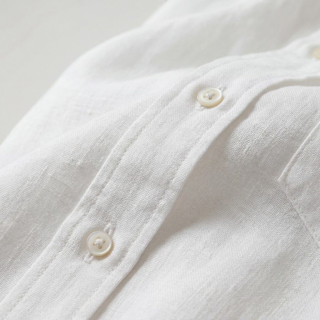 Women's button-down linen shirt – Light, relaxed fit