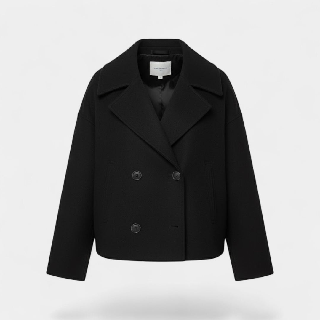Riche | Women's short double-breasted wool jacket