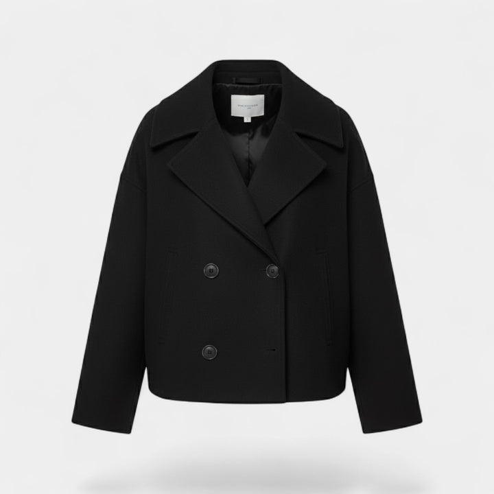 Riche | Women's short double-breasted wool jacket