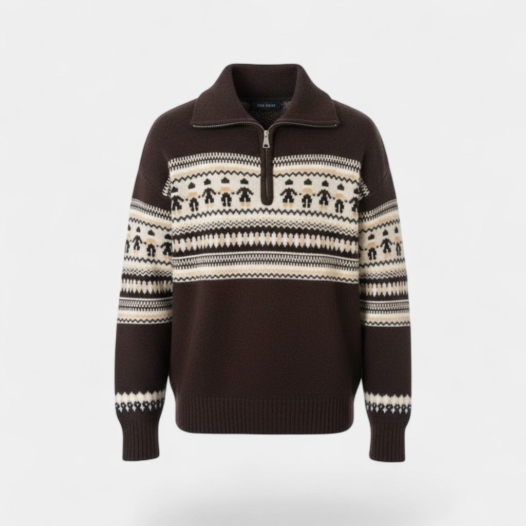 Riche | Pull homme en tissu technique duveteux