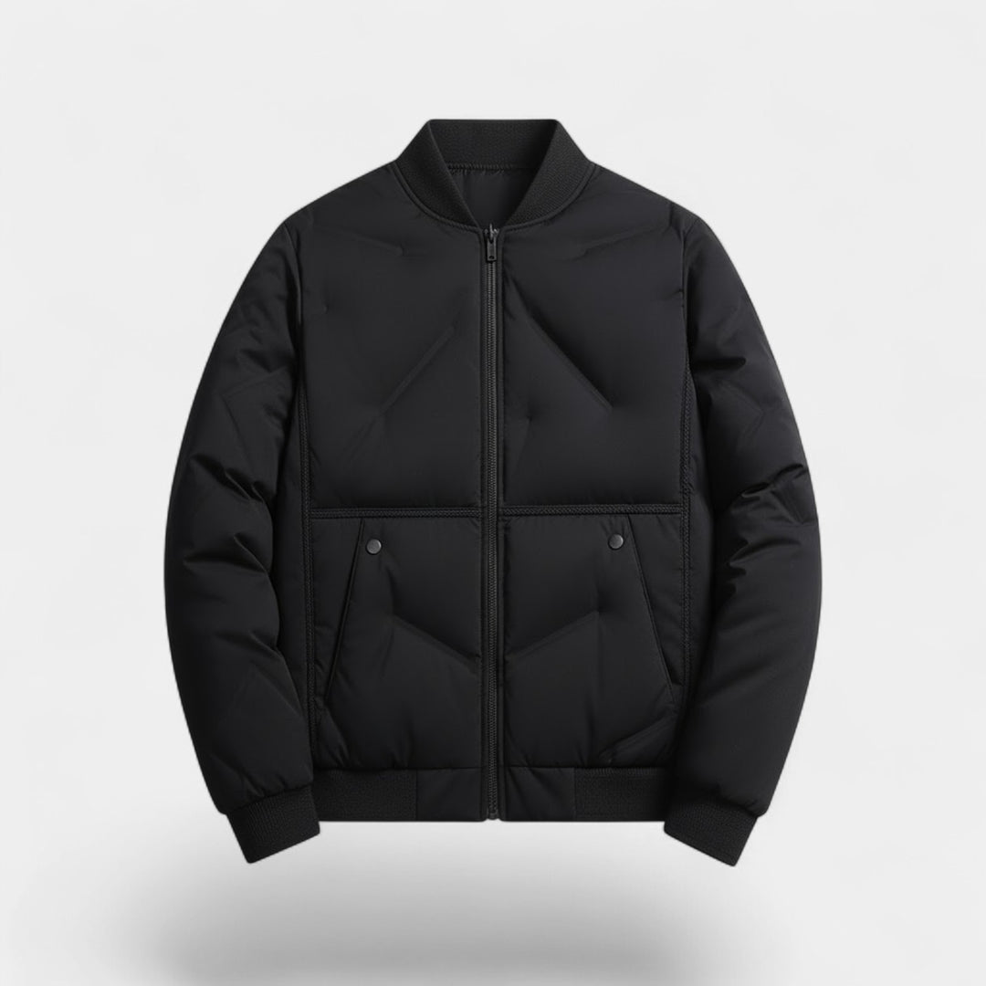 Riche | Men's Quilted Cotton Jacket – High Neck