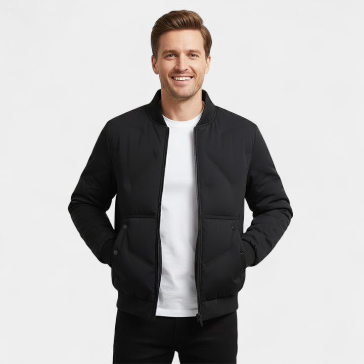 Riche | Men's Quilted Cotton Jacket – High Neck