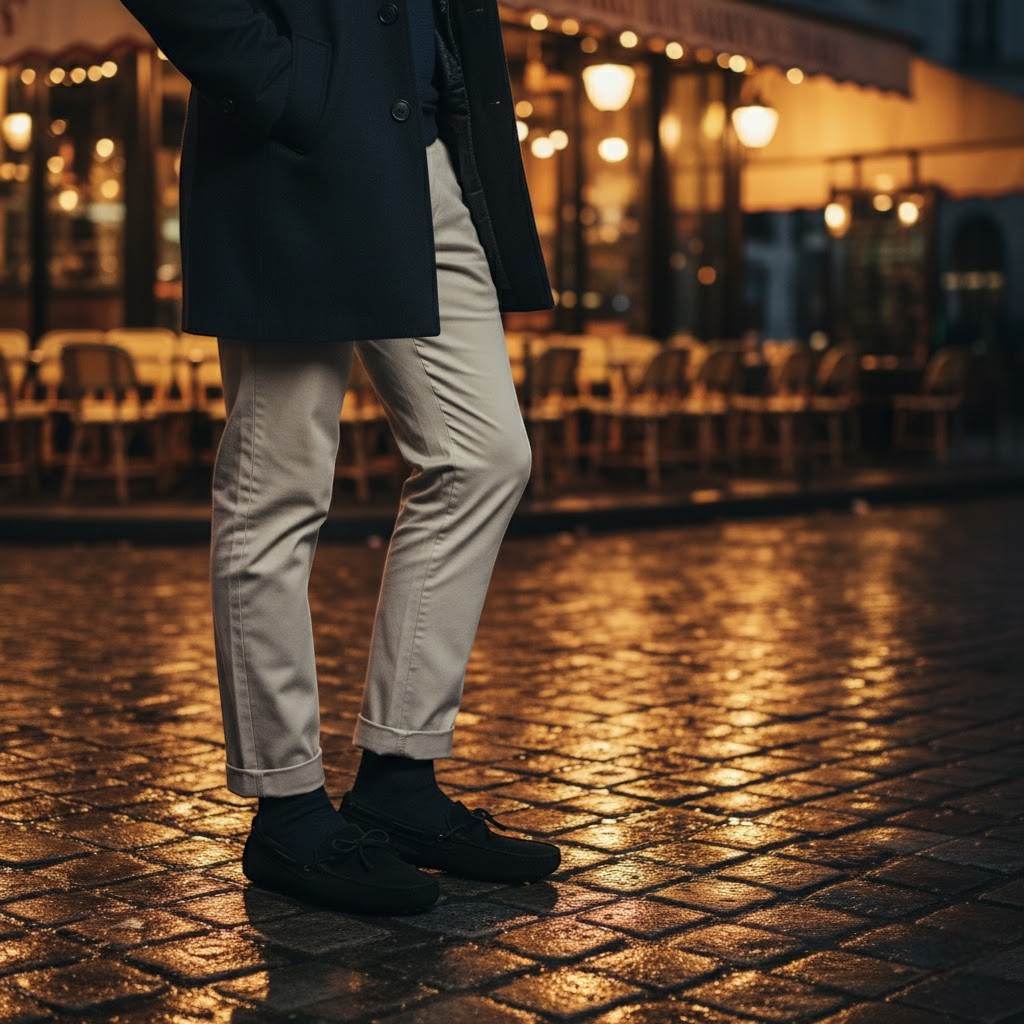 Riche | Mocassins Homme en Cuir Suédé – À Lacets