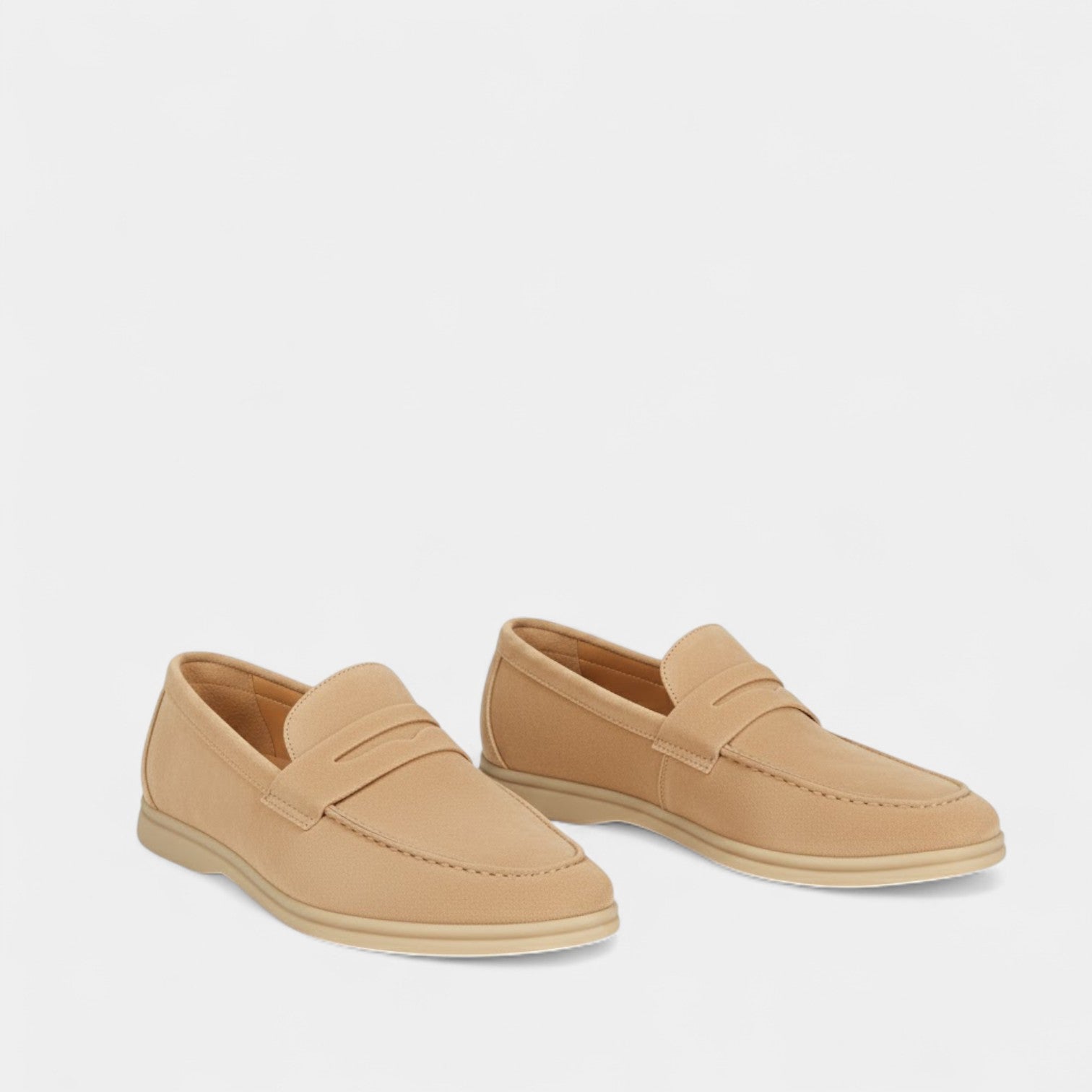 Riche | Mocassins Homme en Cuir Suédé – Slip-On Élégants Doublés