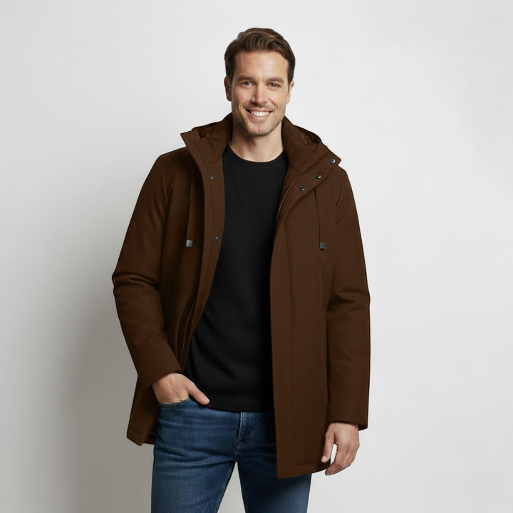 Riche | Herreparka med hætte – Varm vinter-streetwear