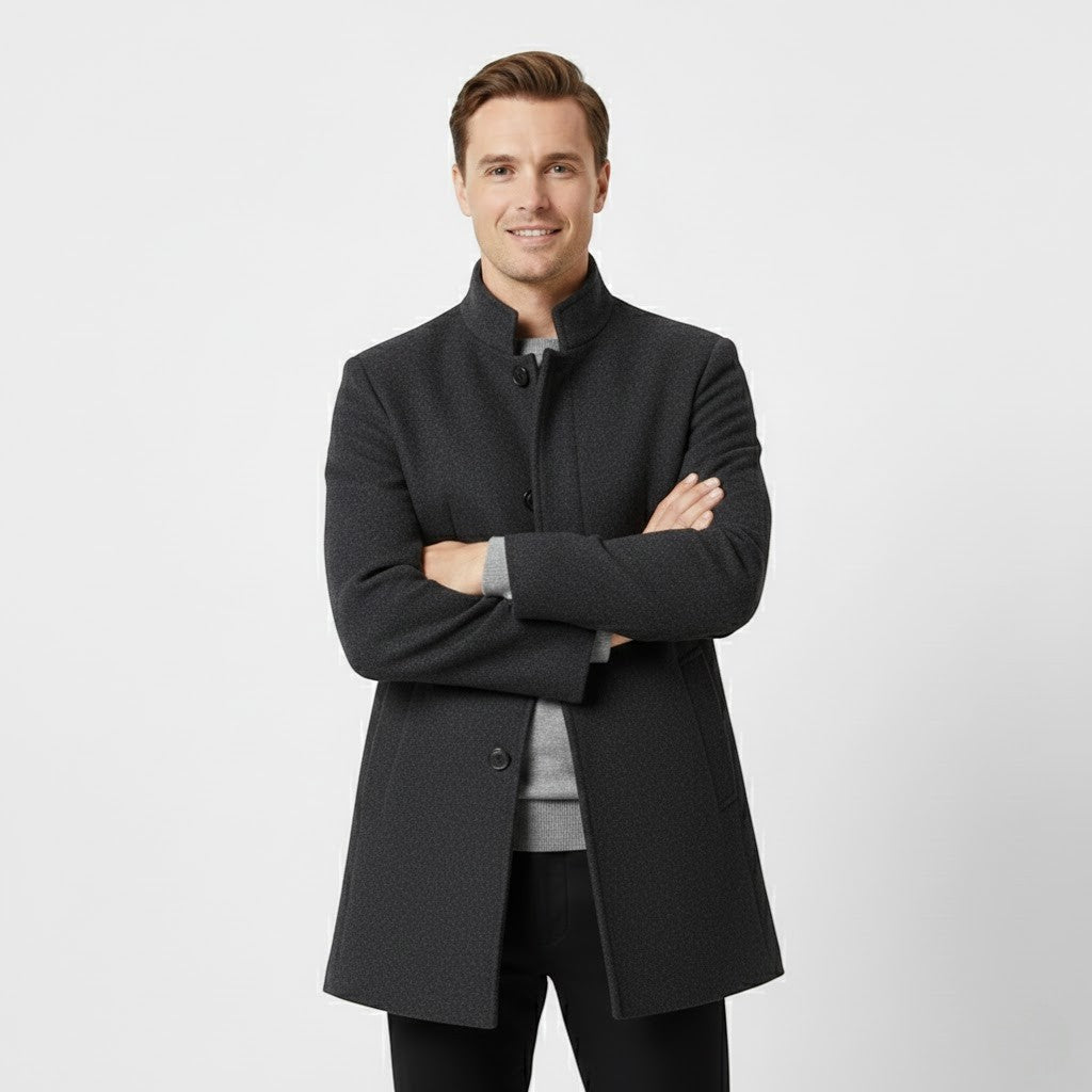 Riche | Men's thickened merino wool coat