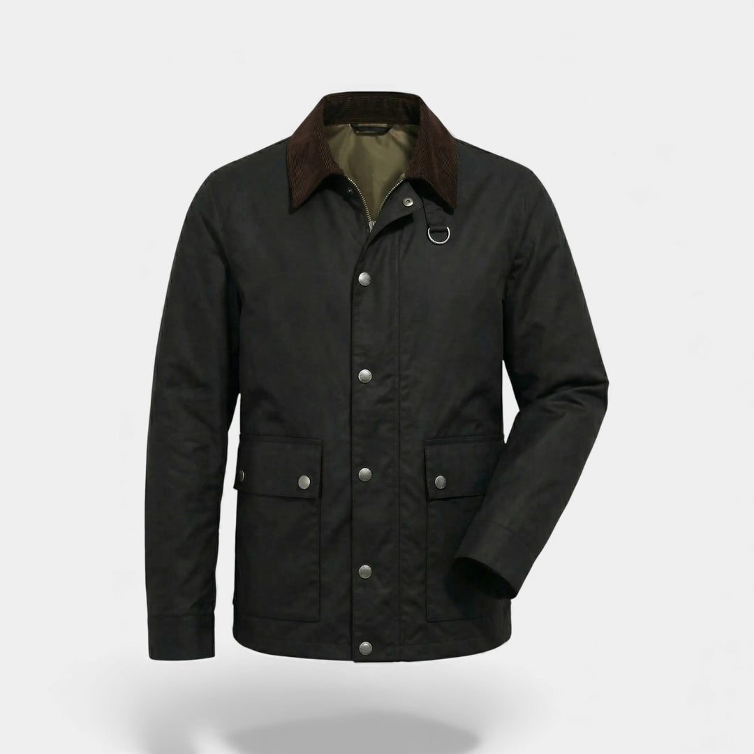 Riche | Men's windproof cotton jacket with multiple pockets – relaxed, sophisticated fit, perfect for everyday wear