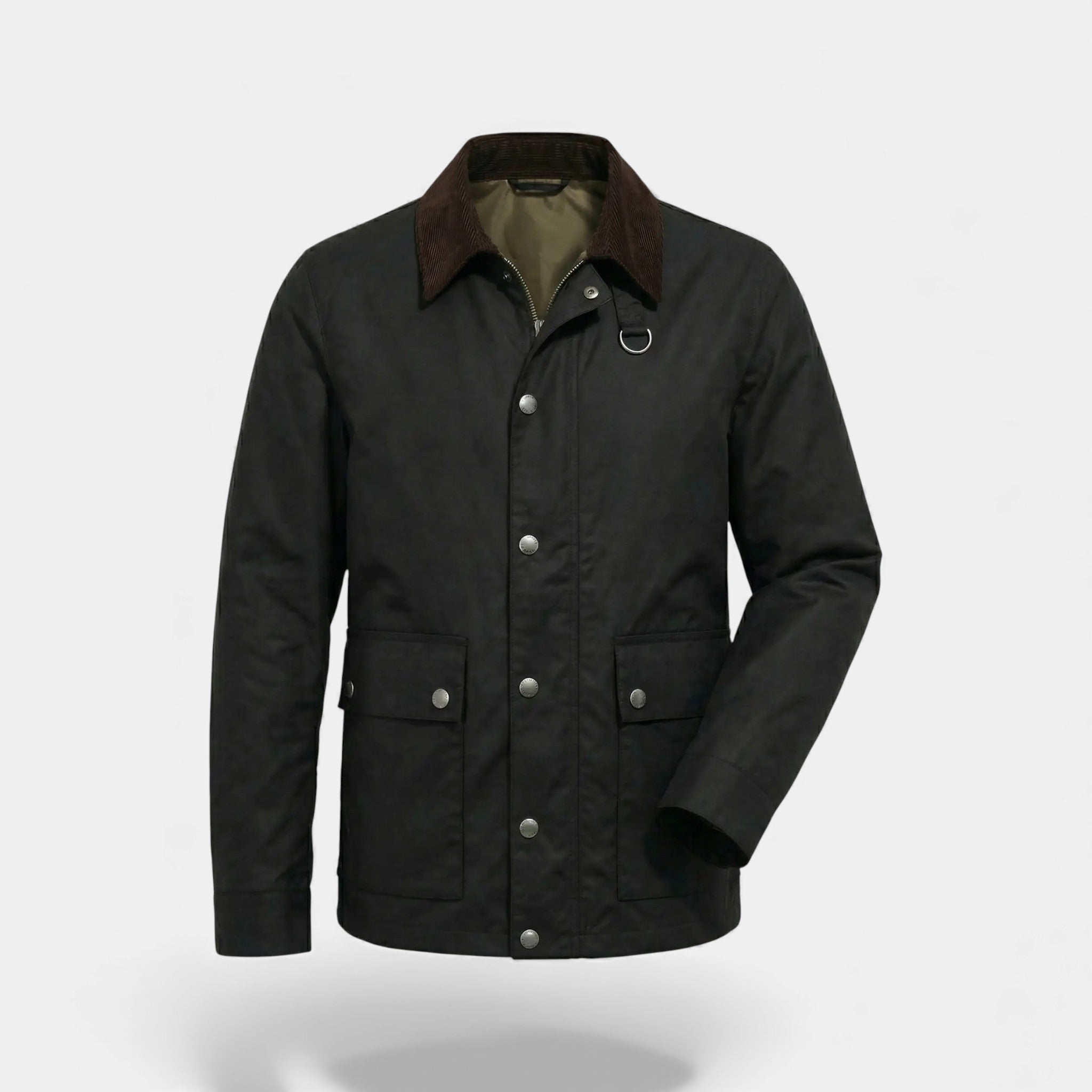 Riche | Veste homme en coton coupe-vent multi-poches – coupe ample, raffinée, utilité quotidienne