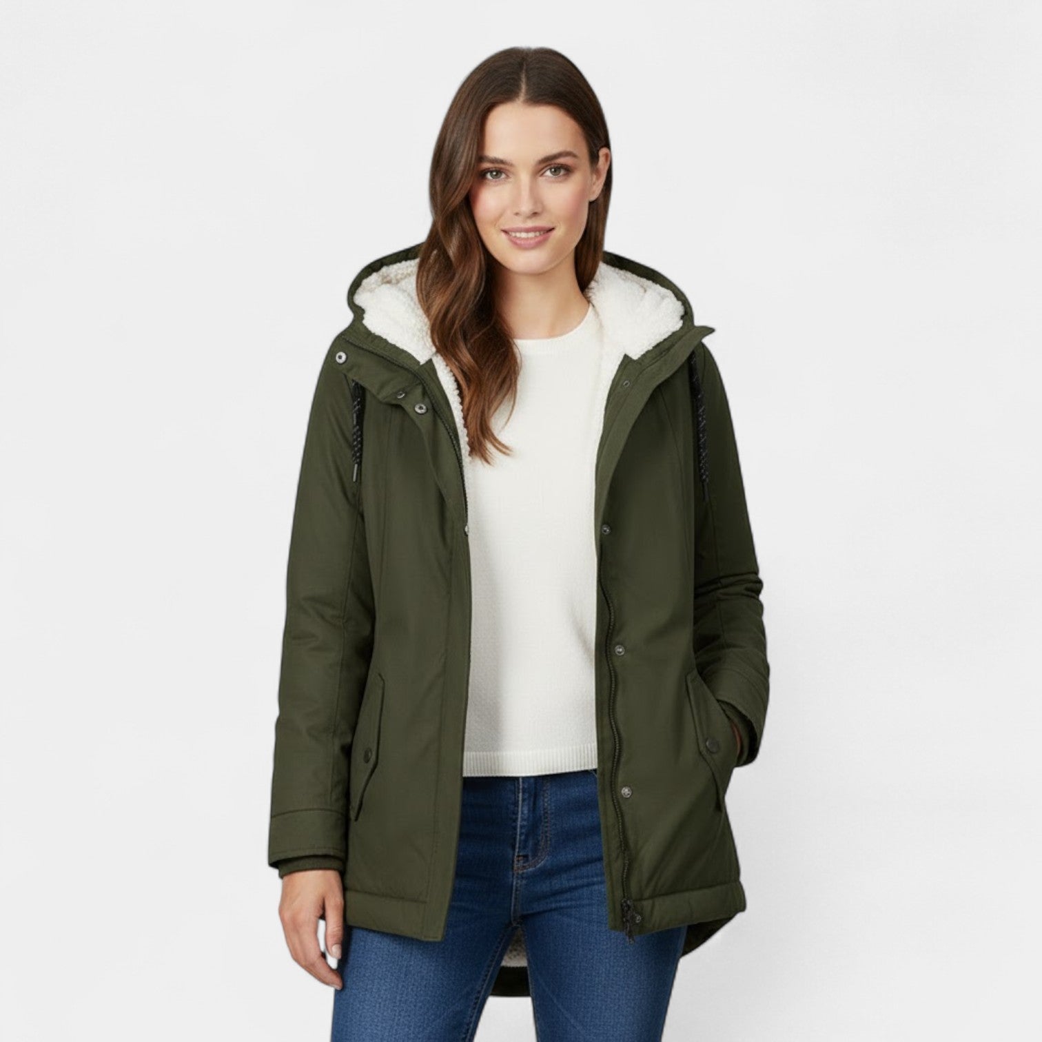 Riche | Manteau long femme imperméable d’hiver