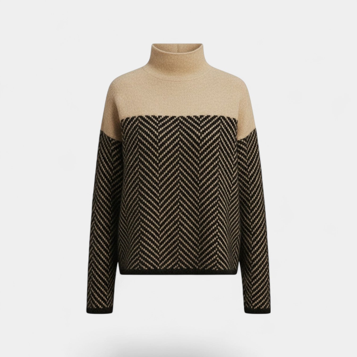 Riche | Pull col roulé femme 100% laine