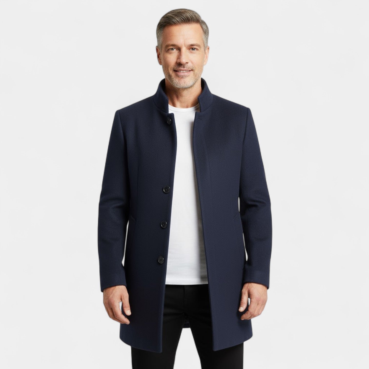 Riche | Manteau Homme en Laine – Long Trench Élégant