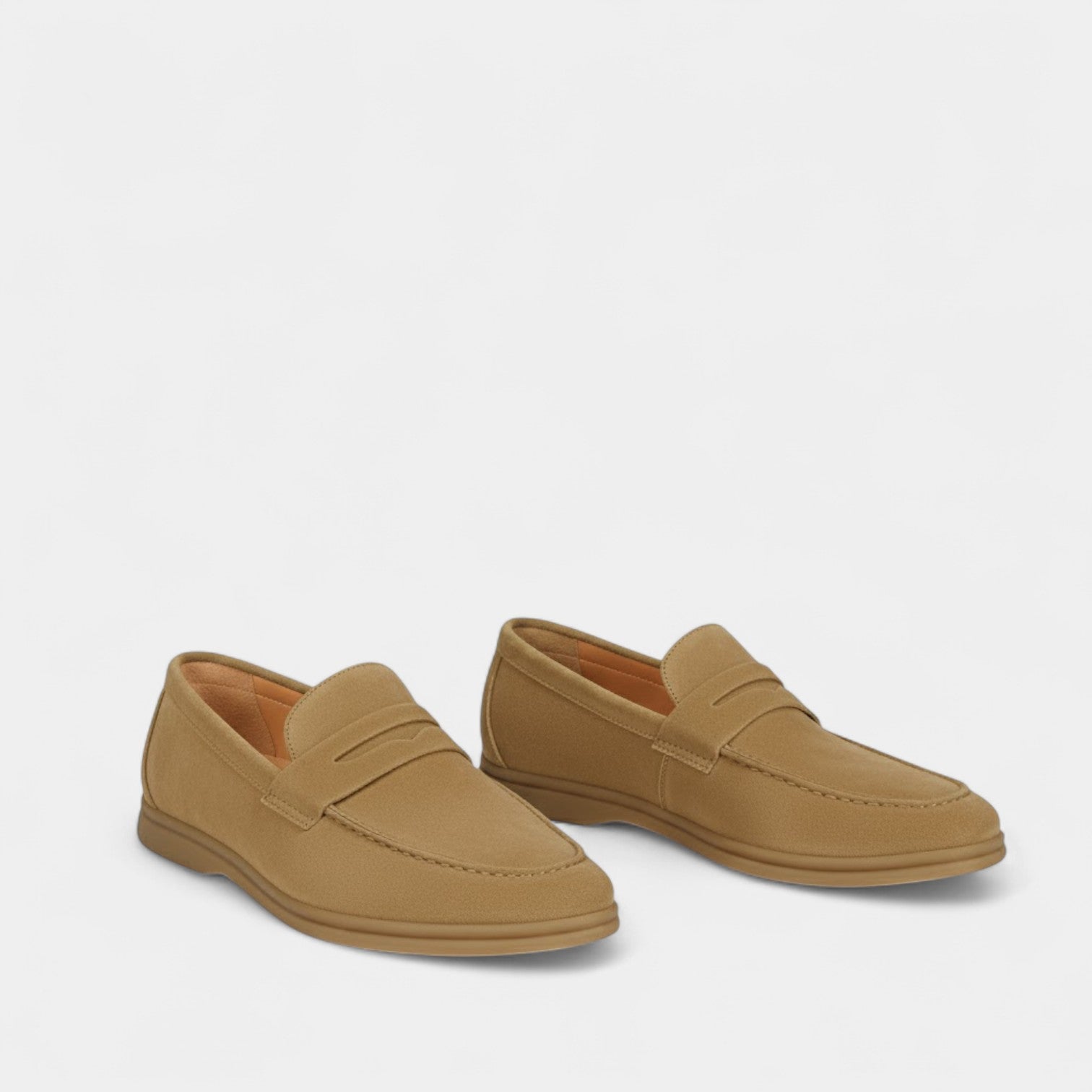 Riche | Mocassins Homme en Cuir Suédé – Slip-On Élégants Doublés