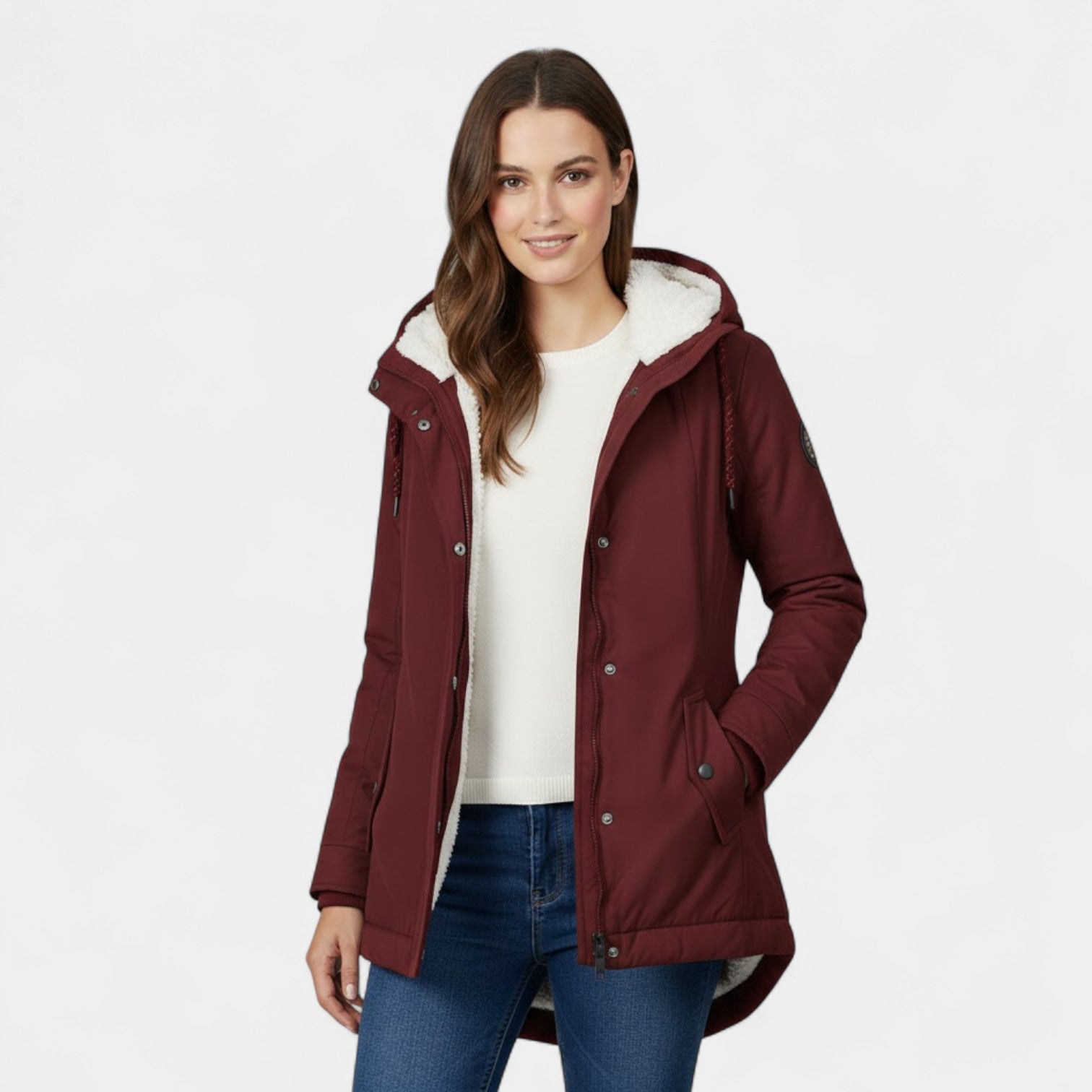 Riche | Manteau long femme imperméable d’hiver