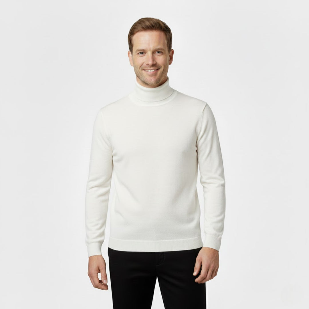 Riche | Lot de 3 pulls col roulé homme slim manches longues – élégants, raffinés, essentiels du quotidien