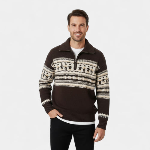 Riche | Pull homme en tissu technique duveteux