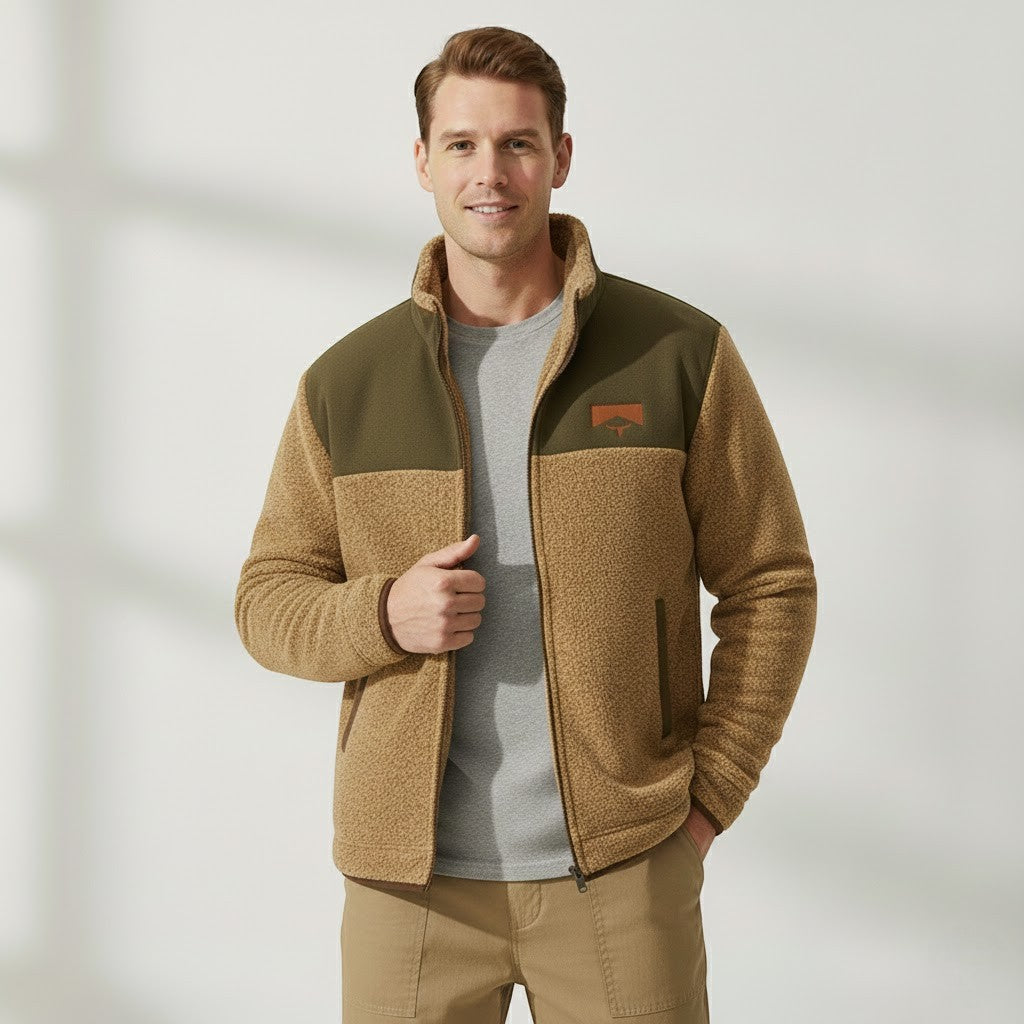 Riche | Veste décontractée homme en polaire