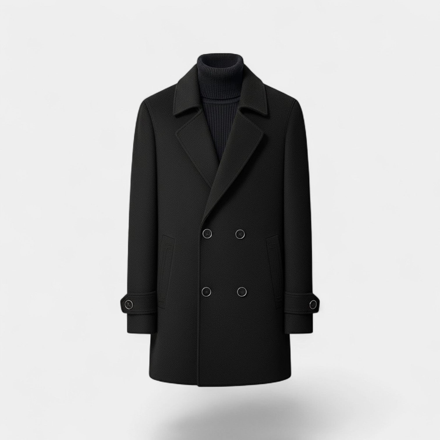 Riche | Manteau Homme en Laine – Mi-Long à Double Face