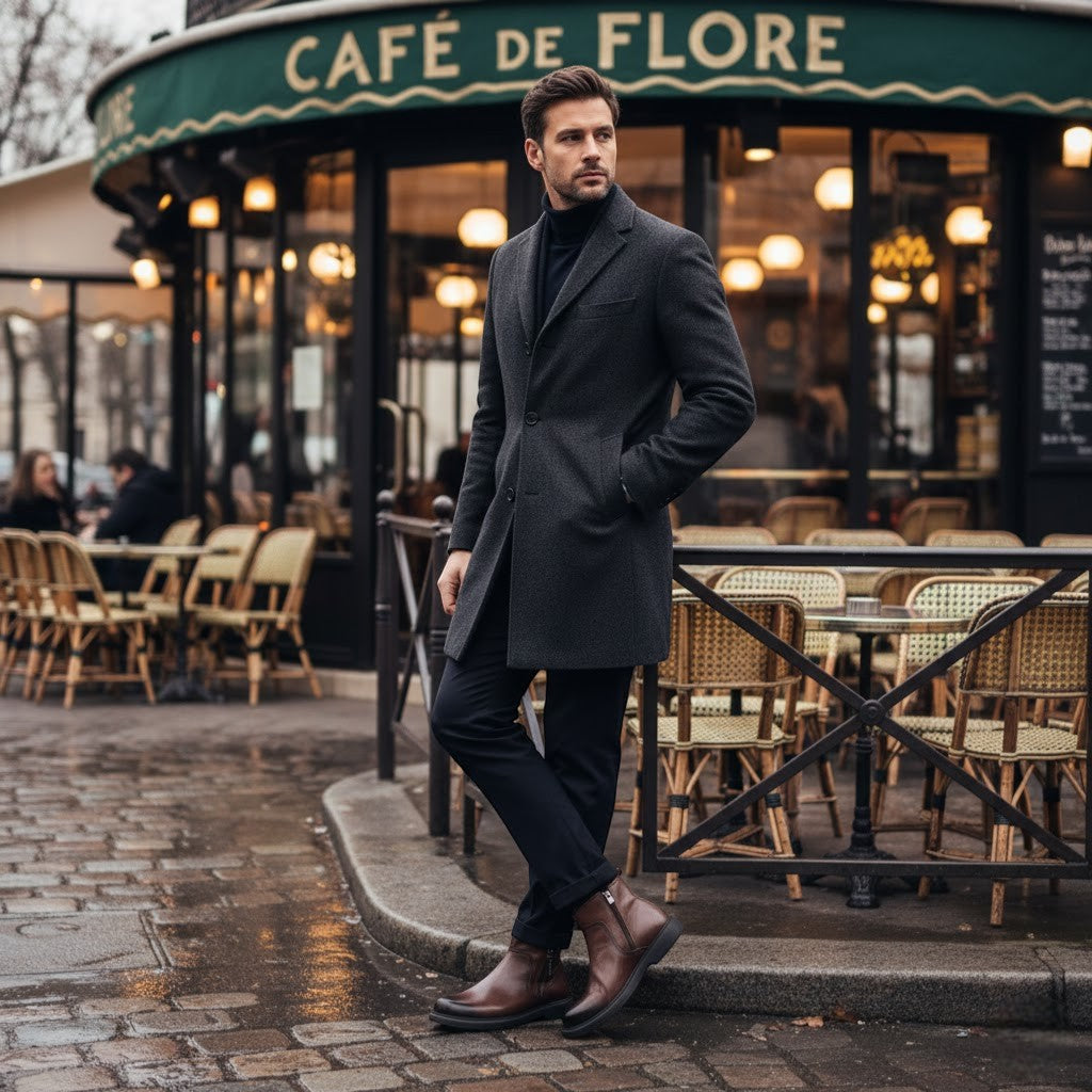 Riche | Bottes Chelsea homme en cuir
