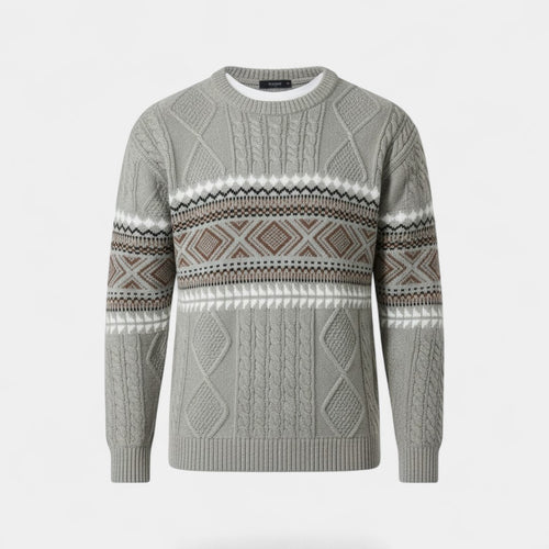 Riche | Pull homme en coton à col rond